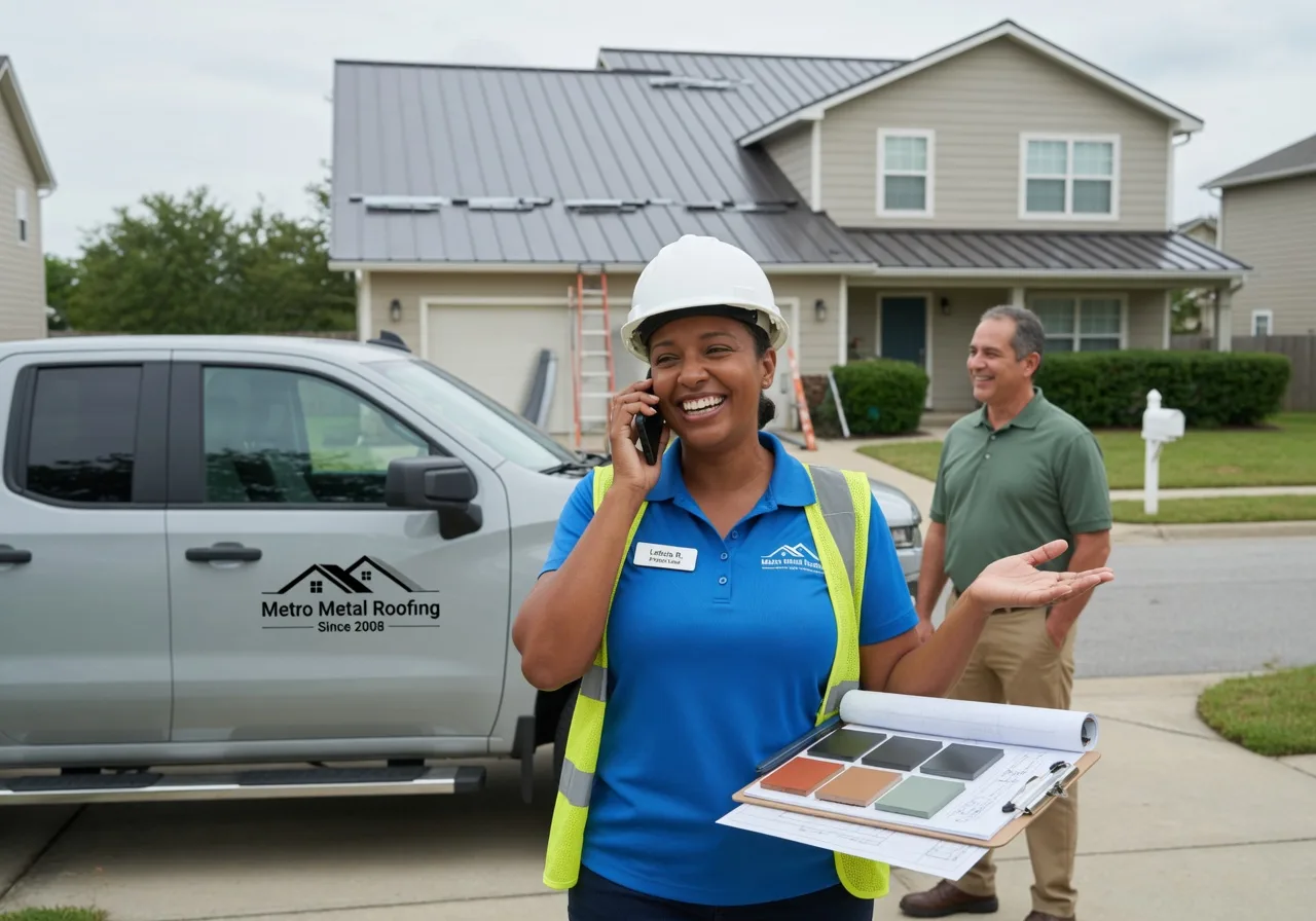 Storm Damage Metal Roof Repair in Little Lake, MI